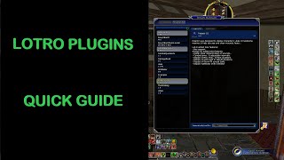 Lord of the Rings Online: 101 Guide to Plugins