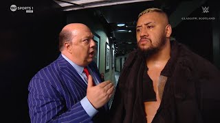 The Bloodline, Paul Heyman backstage talk WWE Smackdown Jun 14 2024