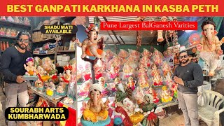 KUMBHARWADA'S BEST THEME BASED - BALGANESH - DRAPERY GANPATI KARKHANA - SOURABH ARTS KASBA PETH PUNE