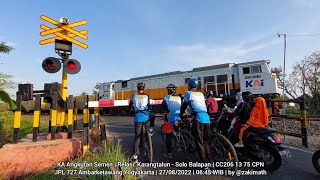 Lagi Gowes Pagi, Kecegat KA Angkutan Semen Lokomotif CC206 13 75 CPN