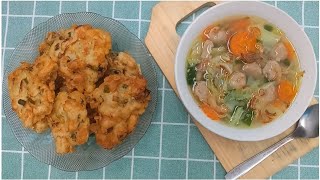 Masak Paling Simple Dan Mudah Dijamin Lahap || Tempe Kriwil Sop Bakso