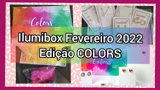 Ilumibox Fevereiro 2022 - edição Colors - plano Arrasa - amei ✨