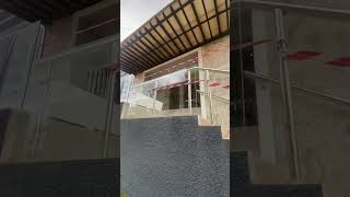 Tampered Plain Glass Rail #reels #trending #shortvideo #india  #trend #youtubeshorts #shorts #short