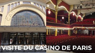 LE CASINO DE PARIS. VISITE DE LA SALLE DU CASINO DE PARIS, #CASINODEPARIS, #visiteducasinodeparis.