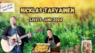 Live med Nicklas Tarvainen 5 juni 2024