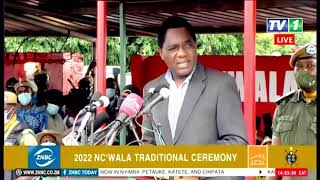 ZAMBIA NEWS | NC'WALA TRADITIONAL CEREMONY