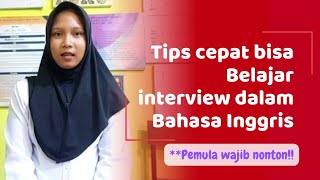 Cara mudah interview Bahasa Inggris || Alya