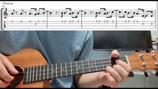 City Of Stars (Emma Stone & Ryan Gosling) - Easy Beginner Ukulele Tab With Playthrough Tutorial