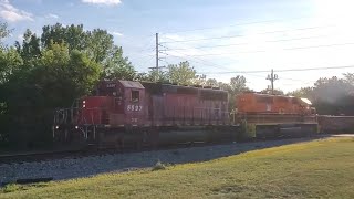 CFE 5597 SD40-2 pair notch 8 East Valparaiso IN