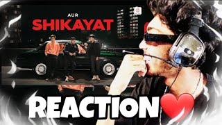 AUR - SHIKAYAT - Raffey - Usama - Ahad (Official Music Video | REACTION