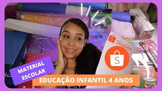 Lista de Material Escolar 2022 - Edução Infantil / Pré /Jardim/ 4 anos #voltaasaulas