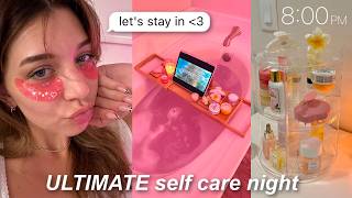 8PM SELF CARE NIGHT ⋆. ☽ .⭒ (ideal weekend night plans)