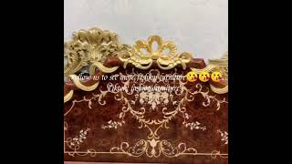 OE-FASHION customized luxury antique solid wood carving bedroom double bed for home furniture