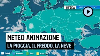 Meteo Animazione: pioggia, freddo e neve previsti fino a lunedì 11