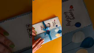 DIY - Birthday Card | Handmade Greeting Card #shorts #papercraft #ytshorts #diy