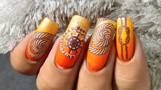 Cargo Inspired Nails || Ejiubas Stamping Plate || Tutorial ||