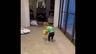 Stephen Curry’s Son Cannon Jack Practicing Basketball like his Dada (Cute Adorable Moments)