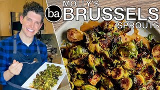 I Tested Molly Baz's Roasted Brussels Sprouts with Warm Honey Glaze: Bon Appétit Recipe Review #57