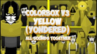 Incredibox Scratch | Colorbox V3 - Yellow | All Sounds Together (Yondered)