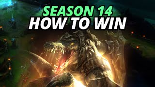 How to WIN Solo Que Season 14 Ranked (How to Climb Top Lane) - League of Legends #leagueoflegends