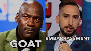 Michael Jordan Embarrasses Nick Wright NBA 75th Anniversary