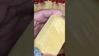 Cutting dry soap 💛🔪