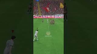 Outside the foot Free kick Fifa 23 #fifa23 #shorts