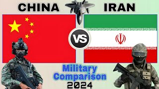 China vs Iran Military Power Comparison 2024 | iran vs china army power