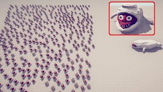 Bridge Worm vs a Horde of Clams!! in TABS Totally Accurate Battle Simulator