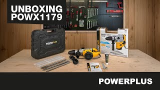 POWERPLUS - Unboxing der POWX1179 Bohrhammer