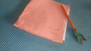 Homemade Cute Diary at home /Easy Crafts