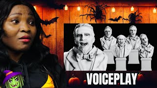 Happy Halloween!! First time listening to Grim Grinning Ghosts | VoicePlay | REACTION!