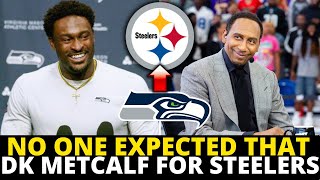 💥UNEXPECTED BOMB! DK METCALF SURPRISED EVERYONE! AND HE JOINS THE STEELERS! PITTSBURGH STEELERS NEWS