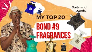 BOND 9  TOP 20 FRAGRANCES  #PERFFUMES  #COLOGNE parfum