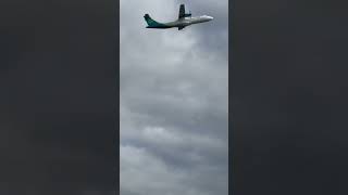 Aer lings atr-72 takeoff from Manchester