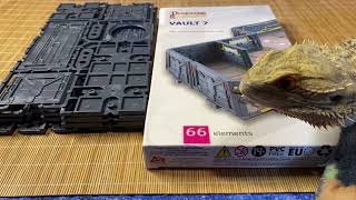 ASMR Judge George Beardie Review 6 - Dungeons and Lasers Vault 7 Terrain Sprues