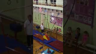 Спортивная гимнастика. Ева. 6 лет. 2-й разряд