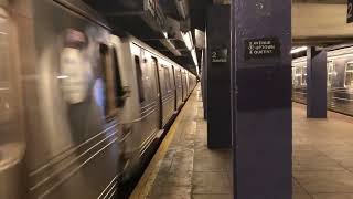 R46 F Train departing 2nd Avenue (Aug. 17, 2019)