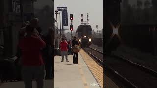 Amtrak triple 7 arrives into OSTC with 6904 in the lead #train #railfanusa #amtrak #6904 #oceanside