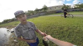 golf course bass fishing