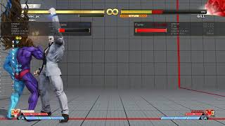 Urien Corner Spacing Setup for VS2 Fireball Combo