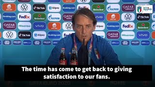 Highlights of Coach Roberto Mancini press conference ahead of tomorrow's opening match.