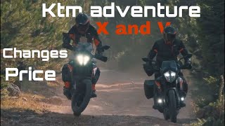 KTM Adventure 390 x and v variant 2023😱 | changes | price || shift into motor