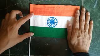 #Indian flag ll indipendent Day craft ll tirnga 🇮🇳ll how to make Indian paper flag ll