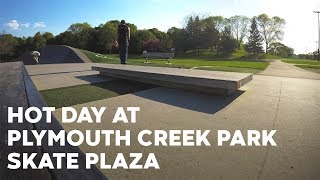 First time to Plymouth Creek Park Skate Plaza