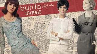 DIY Burdamoden 10/1965 | Vintage Fashion | Makeup 1965 | DIY einfach kreativ 🕰☕🎞🗝