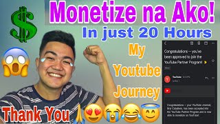 Monetize  Your Channel in Just 20 Hours | Bryl Caballero