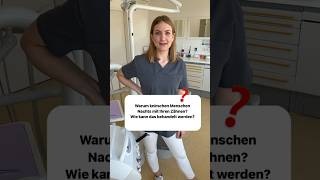 Warum knirschen Menschen Nachts mit Ihren Zähnen? Wie kann das behandelt werden? #dentist #zahnarzt