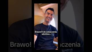 RONALDO SIĘ CIESZY Z NASZEGO AWANSU