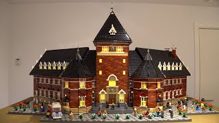 Brick-built multi-layer LEGO layout - Episode 2: Royal Customs House / Toldboden